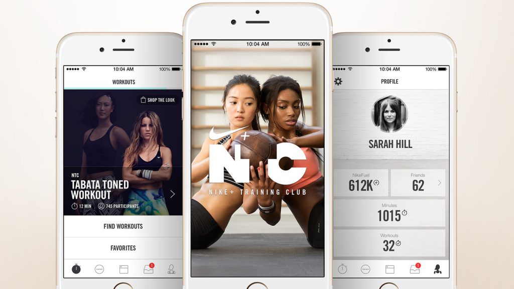 Nike Training Club iPhone Fitness App