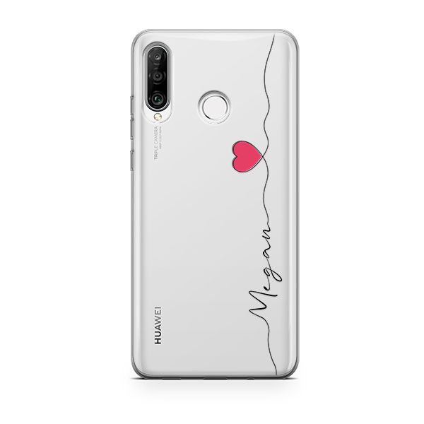 Handwritten-Heart-Huawei-p30-lite-case